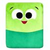 ABCmouse Shapeys Remy Rectangle Plush Pillow  Soft Two-Tone Green Reading Buddy for Kids Ages 3+, Rectangle Shape Recognition, Back & Arm Support, Geometry Learning & Cozy Comfort view 1