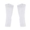 1/12 Scale Female Figure Socks Stockings Doll Clothes Miniature Fashion Boot Socks for 6 Inch Articulated Figures- White view 1