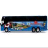 H3-45 Bus Great Canadian Blue with Graphics Limited Edition 1/87 (HO) Diecast Model 87-0619 view 2