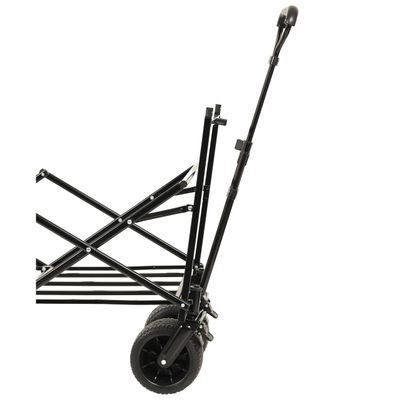 LifeSky Collapsible Wagon with Canopy: 480Lbs Capacity Foldable Wagon with Protective Cover & 7 Inch All-Terrain Wheels - Large Storage Cart for Young Parents & Baby Outdoor Activities in Community Pa