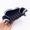 1:12 Black Victorian Sofa, Dollhouse Miniature Furniture, Home Decoration Ornament (Big) view 1