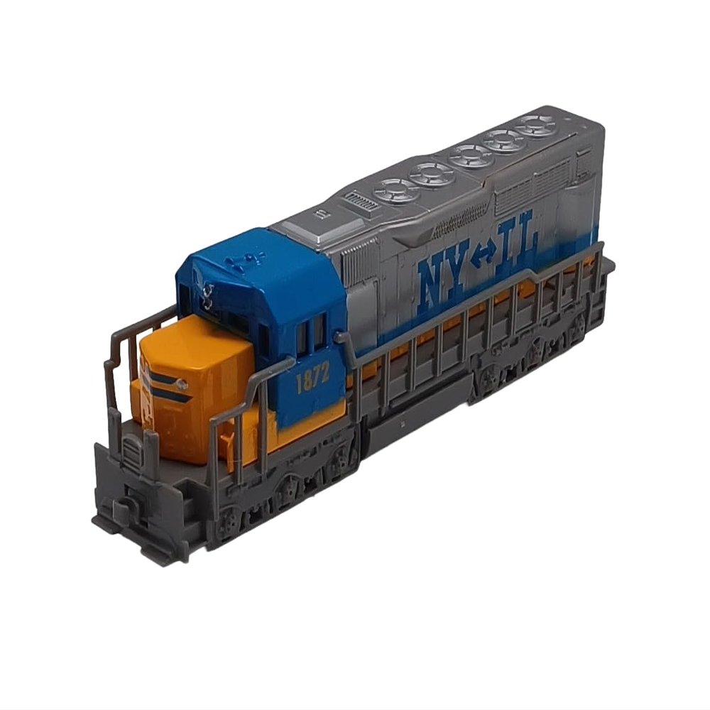 7" Freight Locomotive Pullback No Product Box (Blue)