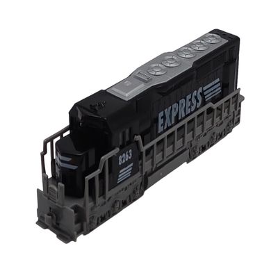 7" Freight Locomotive Pullback No Product Box (Black)