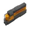 7" Freight Locomotive Pullback No Product Box (Yellow) view 1
