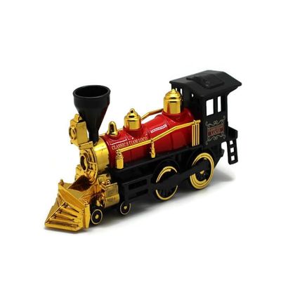 7" Classic Steam Engine Pullback No Product Box (Red)
