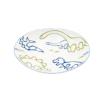 Mino Ware 133-62123 Children's Tableware, Bowl, Oval, Approx. 7.9 x 6.3 inches (20 x 16 cm), Microwave, Dishwasher Safe, Blue, Made in Japan view 1