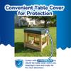 Plum Wooden Sand and Water Table with Cover, 2 Toddler Sensory Table, Summer Outdoor Activity, Sensory Playset, Kids Outdoor Play Equipment, Sturdy, Durable, Weatherproof, Easy to Clean, Age 18+Months view 4