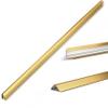 0.5x0.5x48 Inches 304 Stainless Steel Golden Wall Corner Guards (10-Pack) Heavy Duty Rounded Corner Protector, Smooth Folded Edge Design for Wall Protection (No adhesives view 1