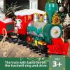 Electric Train Set  Features Sounds, Lights, Ideal for Under The Christmas Tree view 4