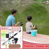 Children's Fishing Set, Fishing Accessories for Beginners, Children's Fishing Accessories, for Girls, Outdoor, Summer, Camping, Park, Garden, Family, Freshwater, Saltwater Lake view 2