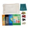 8 in 1 Board Game Set, Educational Chess Draughts Table for Kids 3+, Portable Family Table Game view 1