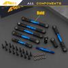 NMNRC Alum Blod Turnbuckles Toe Camber Links Kit Compatible with 1/10 Slash 2WD/Stampede 2WD/Rustler 2WD/Bandit 2WD Series Upgrades Part Blue view 3