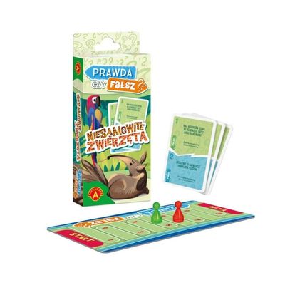 Prawda Czy Fasz? Niesamowite Zwierzta Alex Polska Gra Edukacyjna Polish Board Game Po Polsku