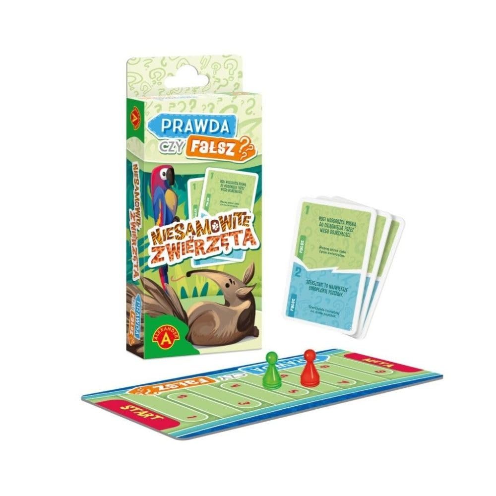 Prawda Czy Fasz? Niesamowite Zwierzta Alex Polska Gra Edukacyjna Polish Board Game Po Polsku