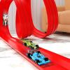 Suction Cup Car Track, Encourages Imagination, 1 Set, Portable Toy Track Game, Toddler Racing Toy, Compact Design, for Indoor, Outdoor, Bedroom, Boys, Girls view 2