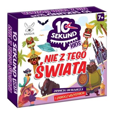10 Seconds Kids Nie Z Tego, Wiata Polska Gra Towarzyska Polish Board Game Po Polsku