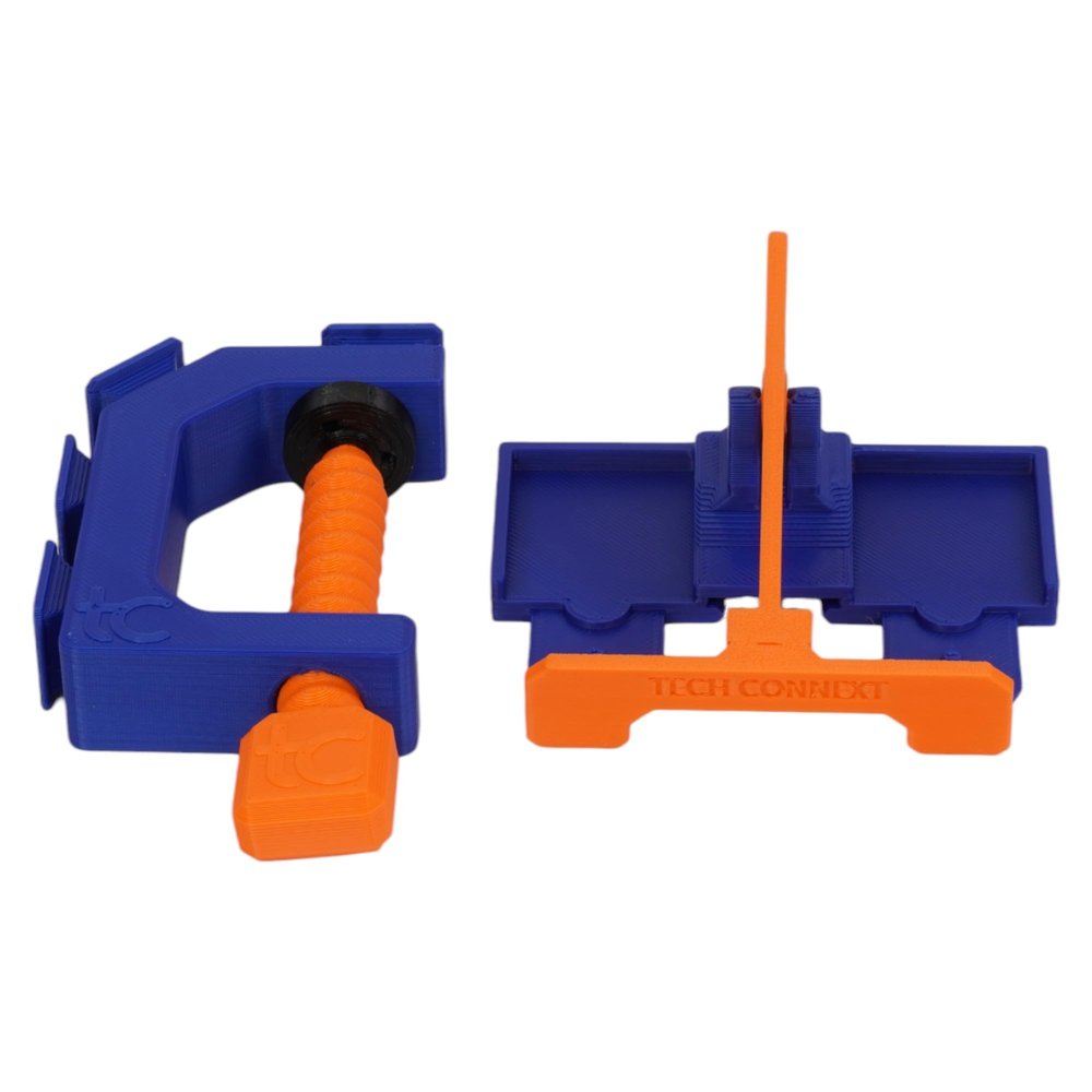Two Lane Start Gate & Track Clamp | Compatible with Hot Wheel Track | Made in USA | Durable PLA Plastic | Small Business