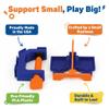 Two Lane Start Gate & Track Clamp | Compatible with Hot Wheel Track | Made in USA | Durable PLA Plastic | Small Business view 3