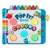 Chuckle & Roar Pop It! Book: Colors  Interactive Sensory Learning Book with Bilingual English & Spanish Play, Grow-with-Me Modes, Quiet Mode, Color Learning Toy for Toddlers Ages 14+ view 1