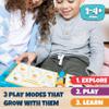 Chuckle & Roar Pop It! Book: Colors  Interactive Sensory Learning Book with Bilingual English & Spanish Play, Grow-with-Me Modes, Quiet Mode, Color Learning Toy for Toddlers Ages 14+ view 3