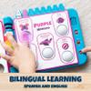 Chuckle & Roar Pop It! Book: Colors  Interactive Sensory Learning Book with Bilingual English & Spanish Play, Grow-with-Me Modes, Quiet Mode, Color Learning Toy for Toddlers Ages 14+ view 4