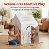 Andersons My Name, My Playhouse! Fire Station, Personalized Lifesize Cardboard Playhouse for Kids Ages 3+, Color-in Activity, Birthday Party, Classroom Craft, Holiday, Easy Assembly view 3
