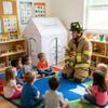 Andersons My Name, My Playhouse! Fire Station, Personalized Lifesize Cardboard Playhouse for Kids Ages 3+, Color-in Activity, Birthday Party, Classroom Craft, Holiday, Easy Assembly view 4