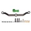 Aluminum Alloy Steering Link Vibration Reduction Steering Rod Link for 1/18 RC Remote Control Car Green Arm view 1