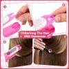 Hair Gem Stamper Kit - Bling Hair Jewels for Girls Toys - Hair Accessories with Reusable Shining Diamonds, Birthday Christmas Gifts for Girls 3 4 5 6 8-12 view 3