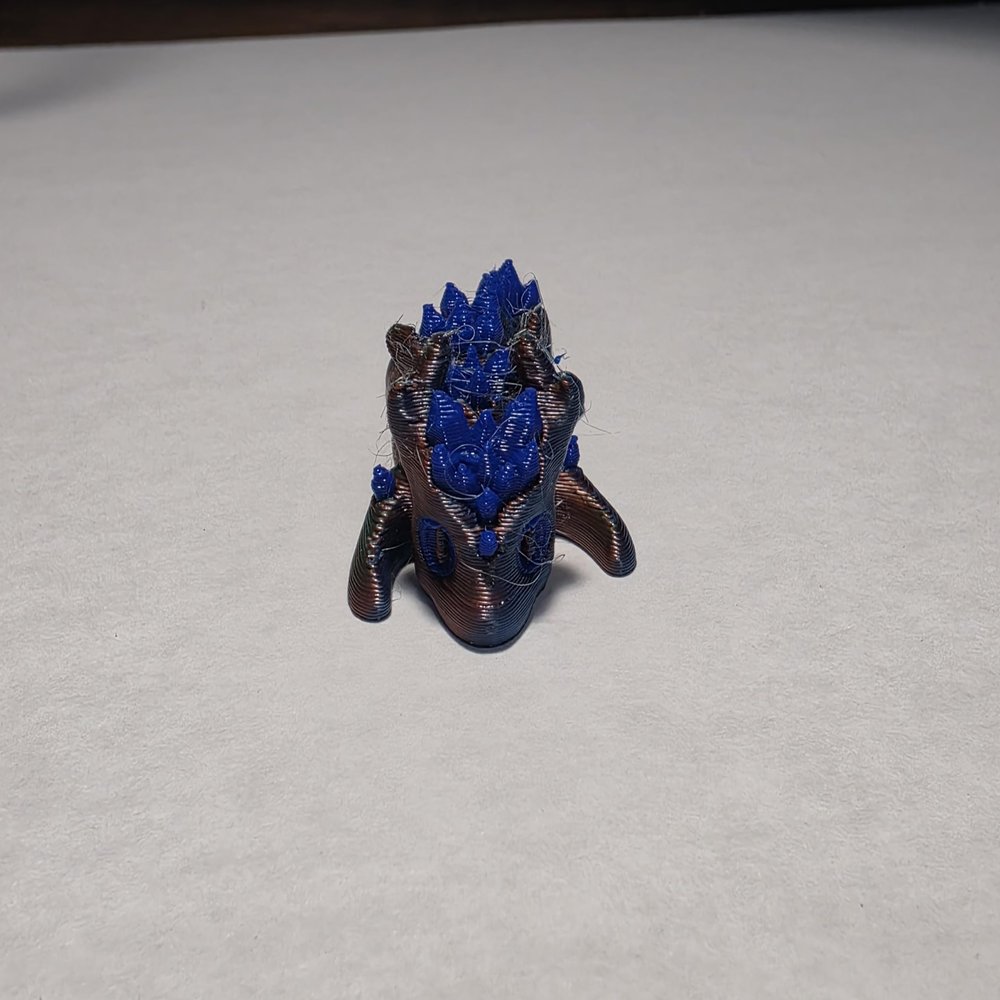 3D Printed Articulated Dragon Figurines 5 Pieces in one Pack, Blue and Bronze, Fantasy Miniature Collectibles, Poseable Action Figures,