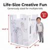 Anderson's Exclusive Underwater Castle, Personalized Cardboard Playhouse, Custom Name, Color-in Activity for Kids Ages 3+, Princess Party, Classroom Craft, from Santa, Easy Assembly view 2