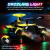 12V Electric Wiggle Car with Pedal, Rechargeable 2-in-1 Swing Car, Drifting Car with Backrests, Anti-Rollover, Spray, Flashing Lights, Music, Bluetooth, for Ages 3 and Up, 150 lbs(Yellow + Black) view 3