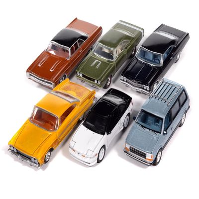 Auto World Premium 2025 Release 2 Set A of 6 Pieces 1/64 Diecast Model Cars by Auto World 64512A