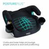 Britax UpNGo Backless Booster Car Seat, Lightweight and Portable Travel Booster with Slim Design and PosturePlus, Accommodates Kids up to 120 Lbs and 63  Raven Black view 2