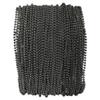 Black Mardi Gras Beads - 33 inch, 7mm, 72 Necklaces and Mask with Feathers Set of 6 view 2