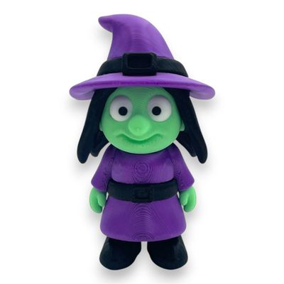 Articulated Witch | Home Dcor and Office Desk Toys | Autism, ADHD, Sensory | 3D Printed Gift