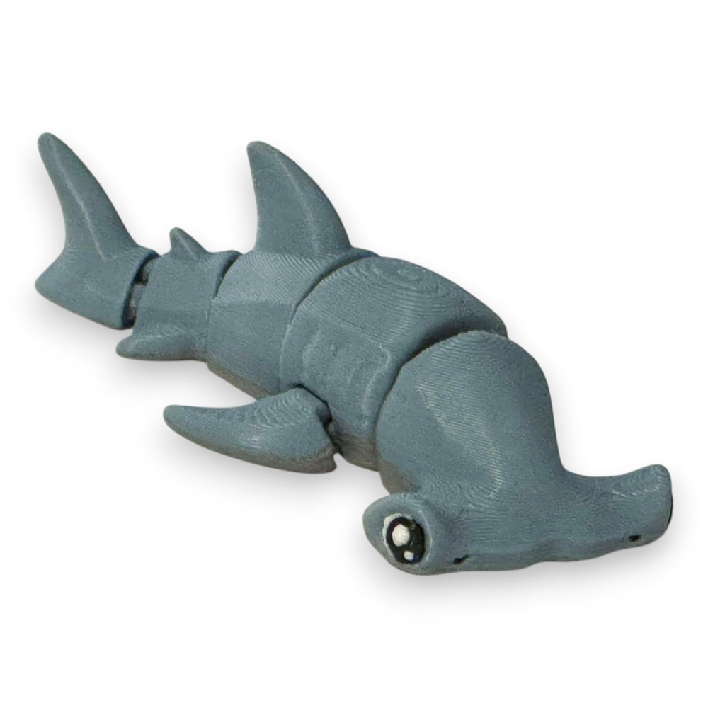 Articulated Shark, Hammerhead | Home Dcor and Office Desk Toys | Autism, ADHD, Sensory | 3D Printed Gift