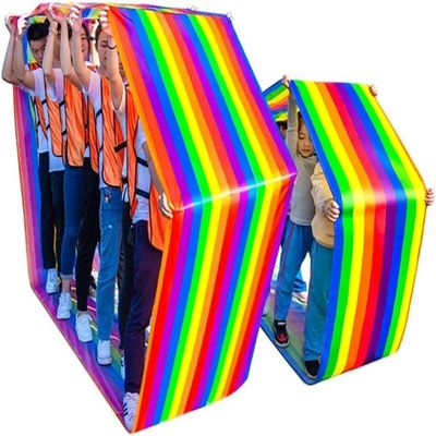 2 PCS Teamwork Games Playing Run Mat Outdoor Activity Game(Adult-8M)