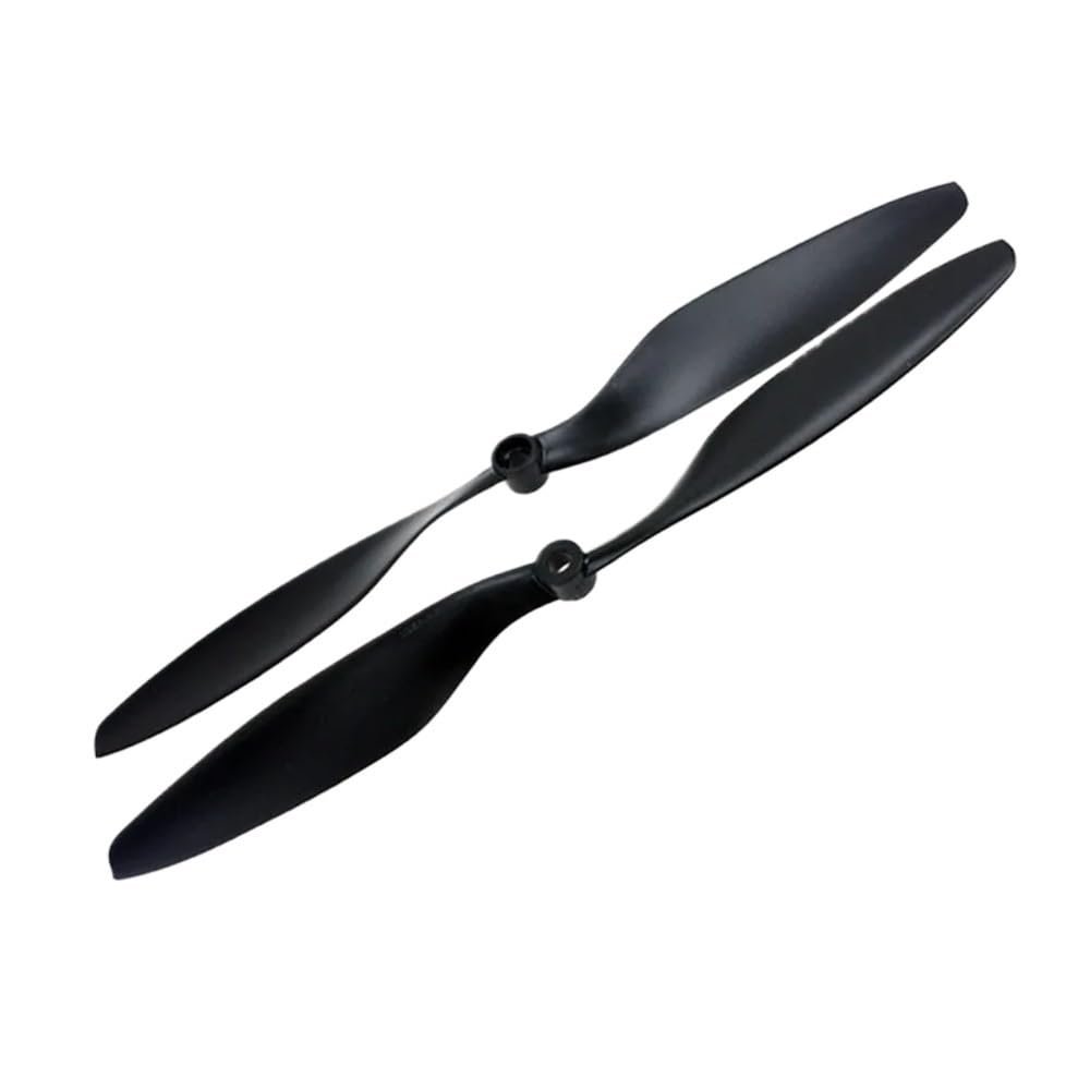 1 pair of plastic 1045 CW + CCW propellers 10 * 4.5 for RC 4-axis 6-axis multi-axis racing aircraft accessories black Replacement parts