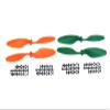 1 pair of plastic 1045 CW + CCW propellers 10 * 4.5 for RC 4-axis 6-axis multi-axis racing aircraft accessories black Replacement parts view 2