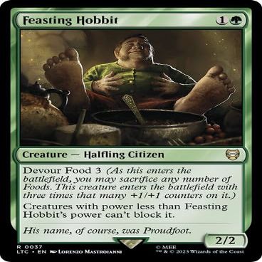 Feasting Hobbit MTG
