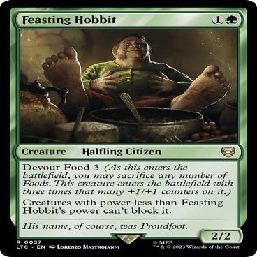 Feasting Hobbit MTG