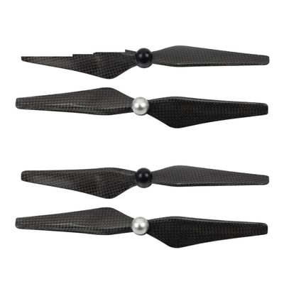 1 pack of 2 pairs of 9450 9x5 self-tightening carbon fiber propellers with self-locking screw caps for 1/2/3/4 aircraft parts Replacement parts