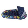 3 in 1 Pool Floats Lounger, Adult Inflatable Pool Float with Detachable Sun Shade Canopy and Cup Holder, Large Size 7283. x 472. Inches, Sturdy Material for Beach Lake Party view 3