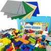 Brick Loot 10-Pack Baseplates and 1000-Brick Bucket Building Kit Bundle for Kids and Adults Compatible with Bricks Creative Building Toy Set view 1