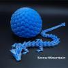3D Printed Articulating Dragon with Egg Affordable (Green) view 3
