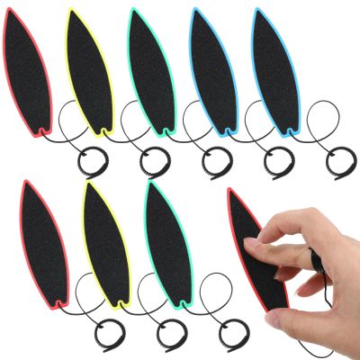 Matwsec 8PCS Finger Surfboard Mini Surfboard Finger Surf Board for Kids Teens Adults