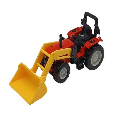 6.5" Scoop Tractor Pullback No Product Box 2175(A) (Red)