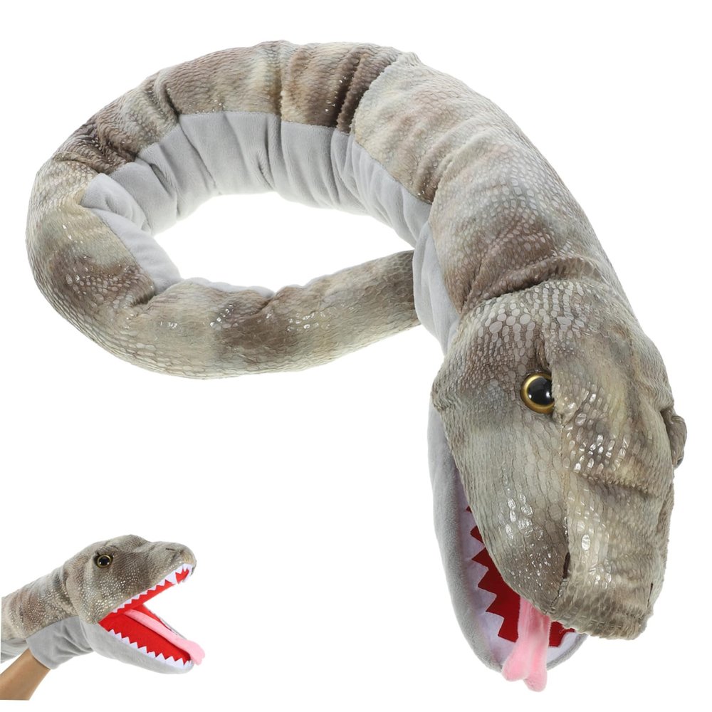 BCOATH Plush Snake Hand Puppet Lightweight Stuffed Animal Soft Plush Material Educational Storytelling for Early Learning Birthday