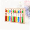 BCOATH Wooden Arithmetic Abacus Educational Tool Lightweight Calculating for Early Math Learning Preschool Students view 4